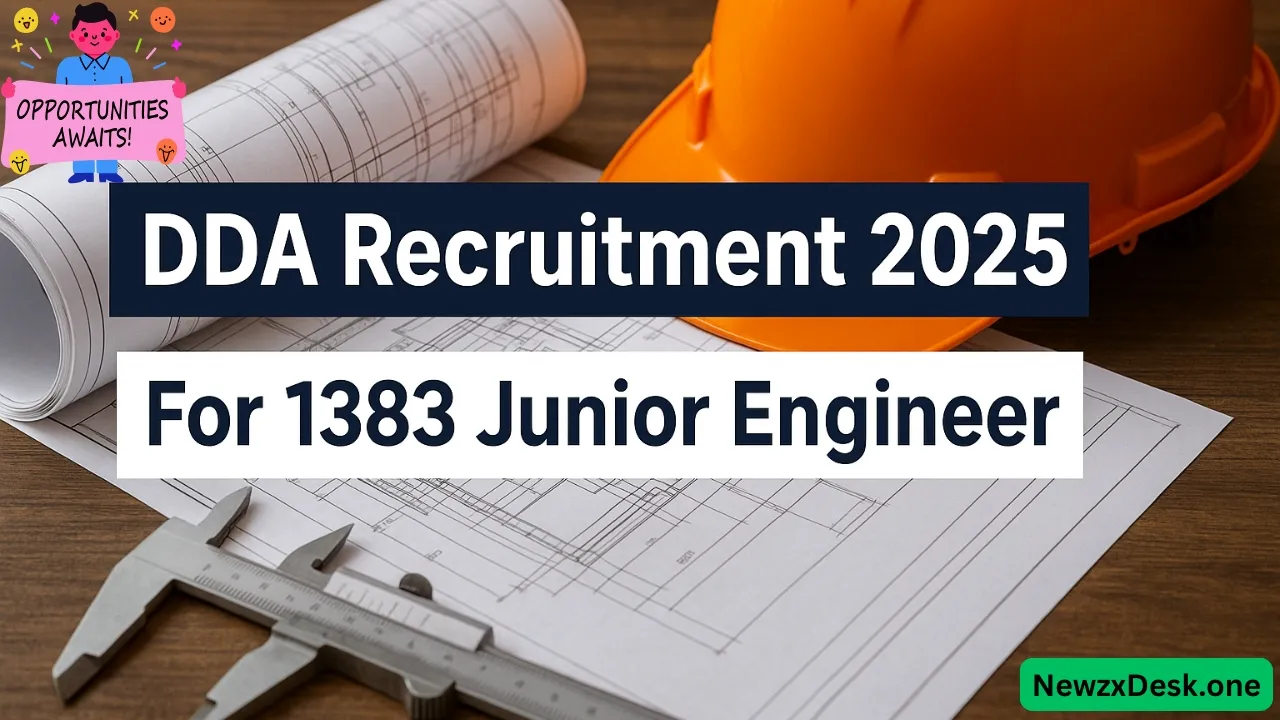 DDA Recruitment 2025
