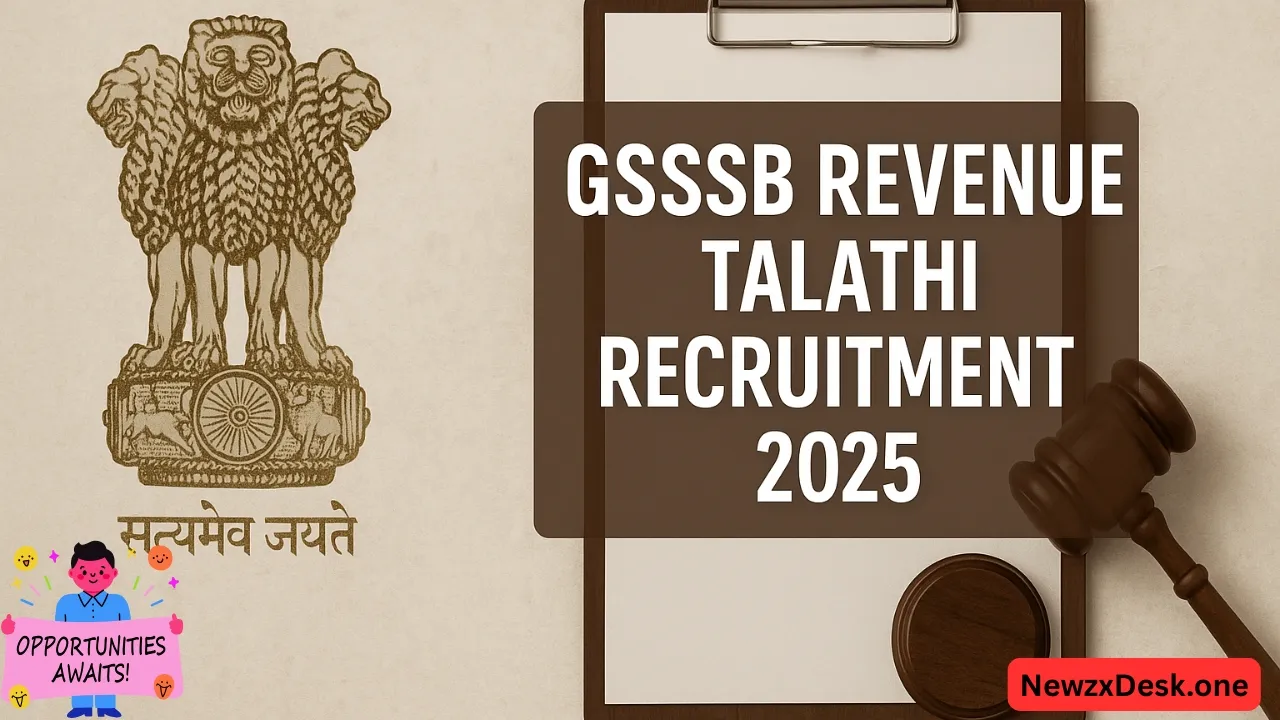 GSSSB Revenue Talathi Recruitment 2025