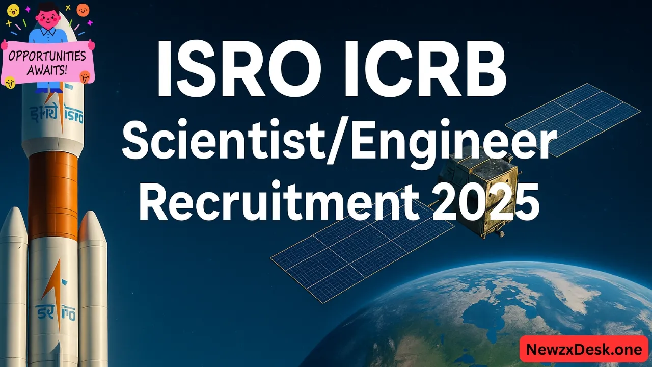 ISRO ICRB ScientistEngineer Recruitment 2025
