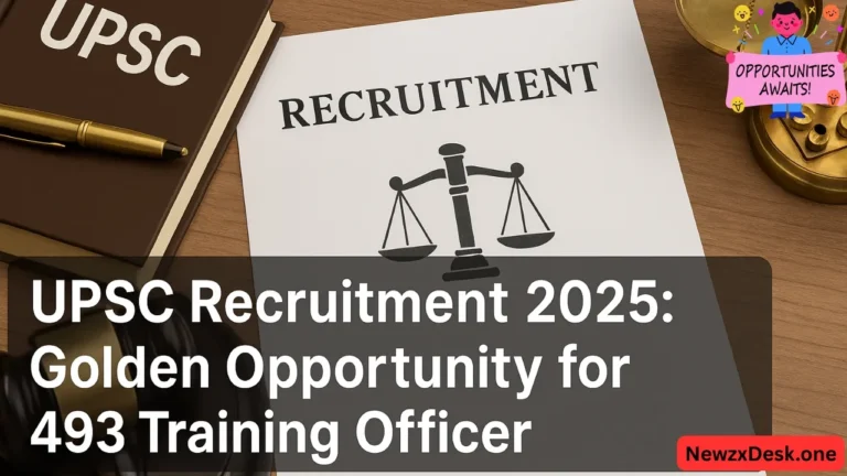 UPSC Recruitment 2025