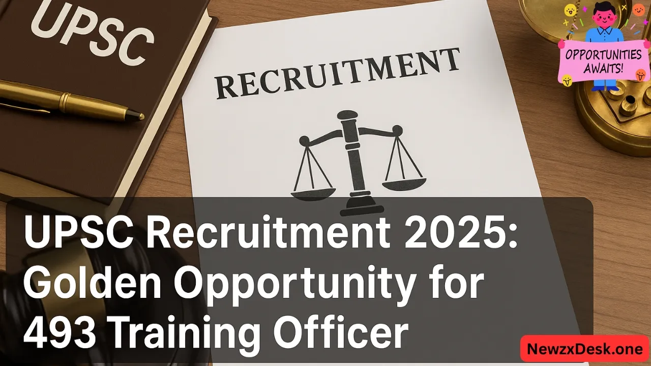UPSC Recruitment 2025
