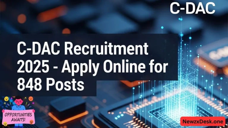 C-DAC Recruitment 2025