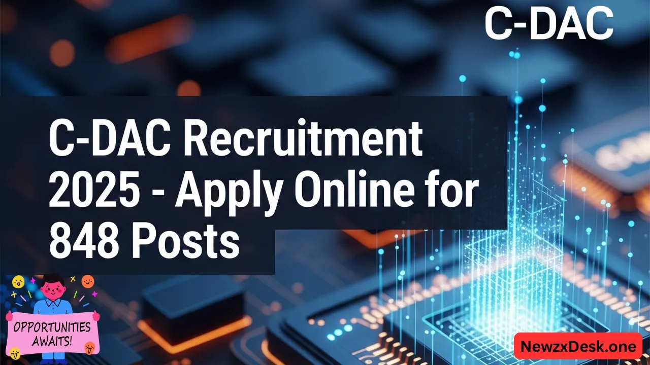 C-DAC Recruitment 2025