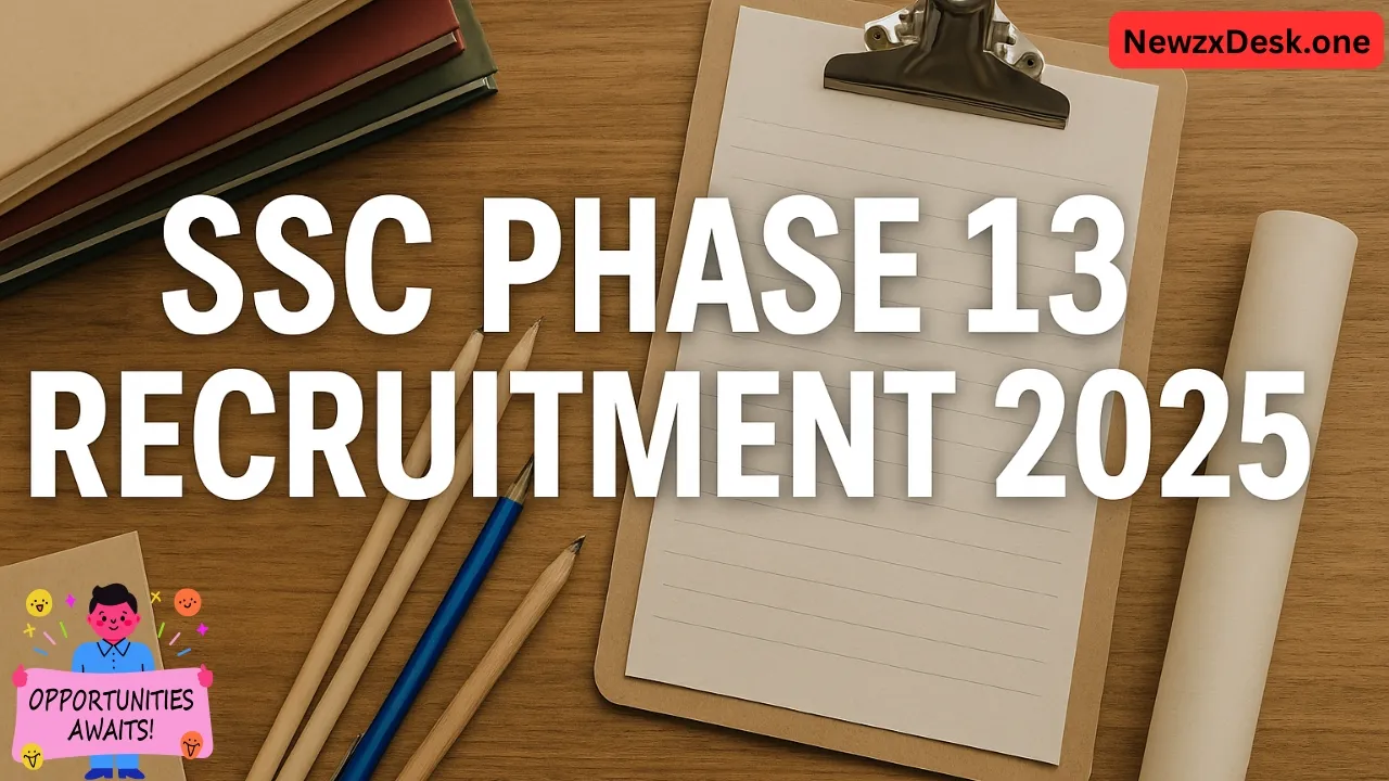 SSC Phase 13 Recruitment 2025